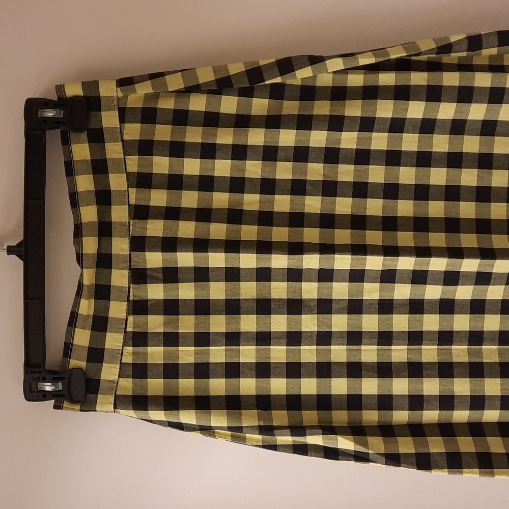 NWT, Comme des Fuckdown Tartan Logo Maxi Skirt - Picture 7 of 14